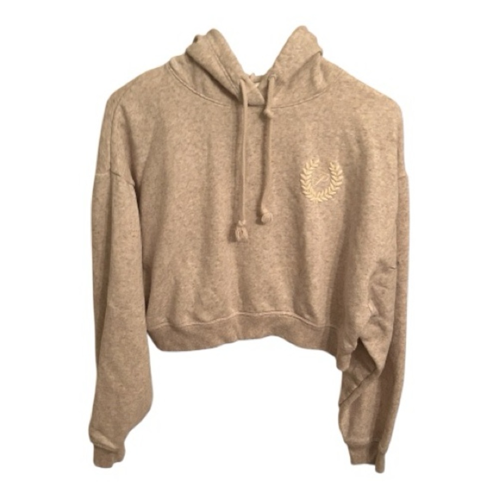 Pink Victoria Secret Cropped Hoodie - Picture 1 of 4